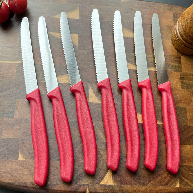 (For cross-border use only) Cross-border quality steak knife, Western cuisine knife with serrated knife, tomato knife, butter knife, cheese knife for cutting full figure