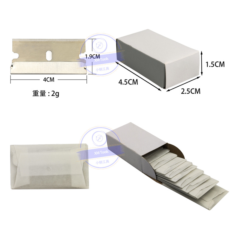 Multi-functional cleaning small scraper for removing dirt, extended scraper for removing glue, small scraper for car film application, cleaning scraper undefined