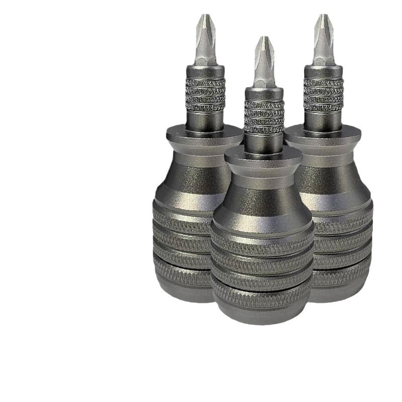 The manufacturer supplies industrial-grade titanium alloy small steel gun pressure reducing screwdrivers, cross-shaped multi-functional aluminum screwdrivers Item Picture