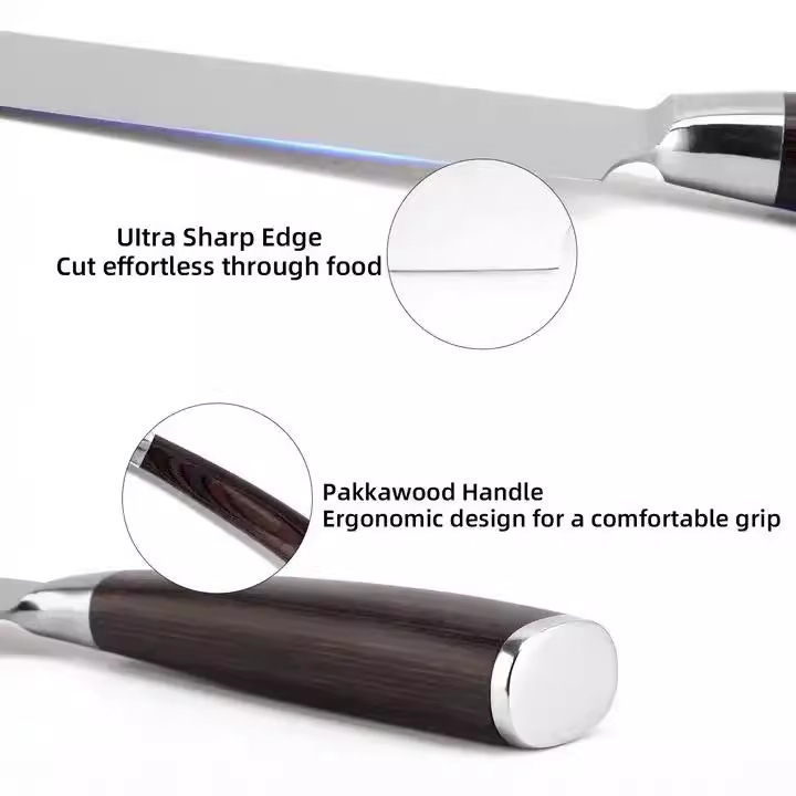 German inch blank Japanese knife chef, steel professional noodle kitchen knife, Jingguang knife, sushi 8 chef Application Scenario