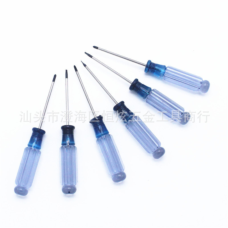 2MM cross-shaped mini screwdriver toy delivery, small screwdriver, 2mm flat-head small screwdriver wholesale Specification drawing