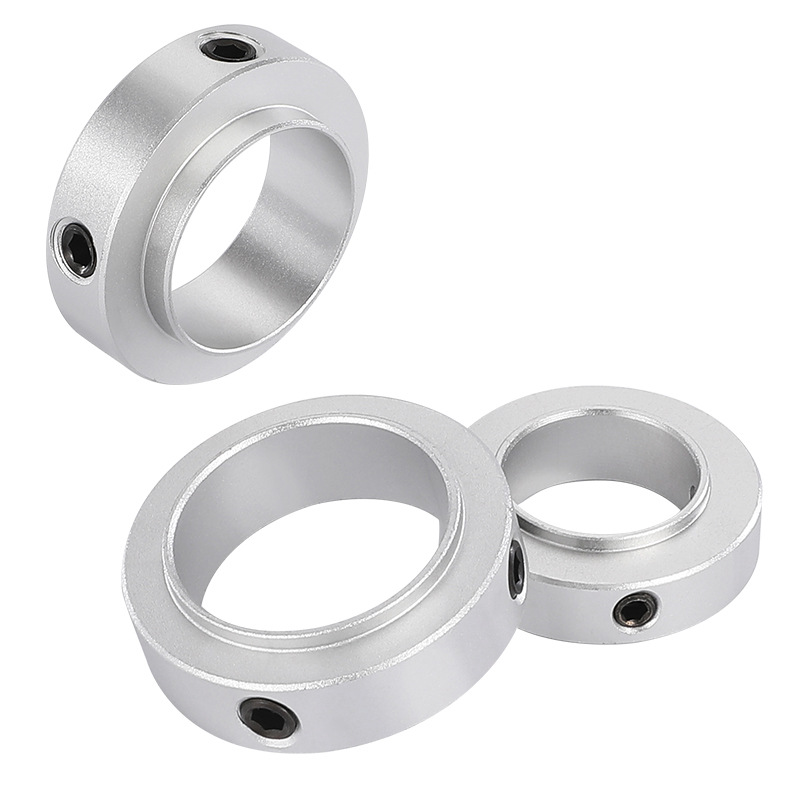 Aluminum boss, fixed ring, optical shaft, step, limit ring, bearing, locking retaining ring, positioning ring, thrust ring, fixed ring Specification drawing