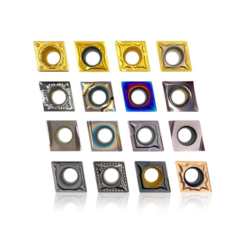 80-degree rhombic inner hole boring CNC inserts, highly efficient and durable, CCMT09T304/308 steel parts, stainless steel outer circle Application Scenario