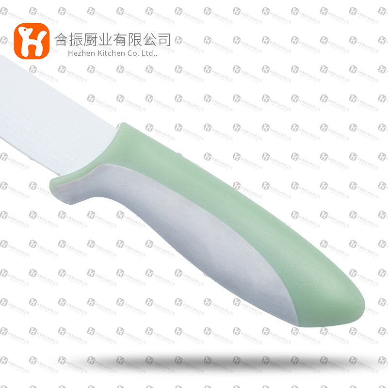 Creative hippopotamus ceramic fruit knife, baby food knife, household 4-inch fruit knife, kitchen knife in stock Specification drawing