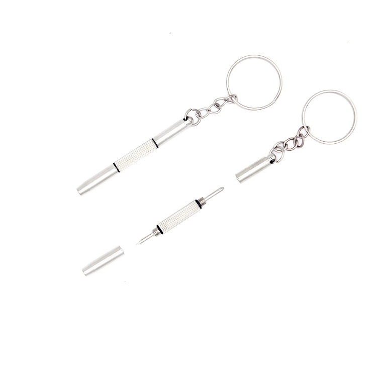 Multi-functional screwdriver set, eyewear accessories, hexagonal flat-head cross-head screwdriver, three-in-one eyewear screwdriver undefined