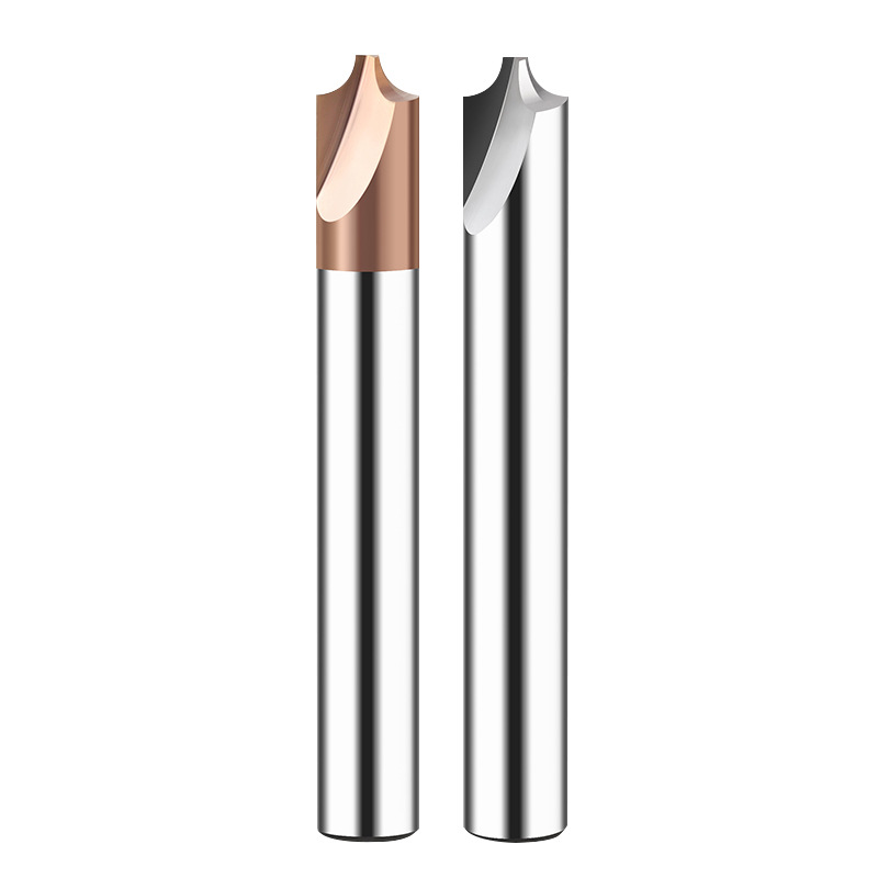 Tungsten steel inner R milling cutter, 55-degree 4-edge coated chamfering forming tool, inner r concave arc chamfering tool, aluminum alloy milling cutter Item Picture