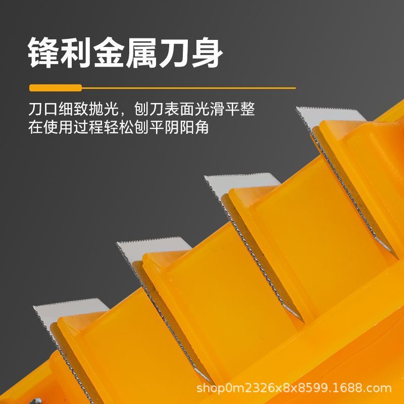 Clinker right-angle planer, right-angle and right-angle flat planer, wall sanding and painting tool, brand new material right-angle planer Specification drawing