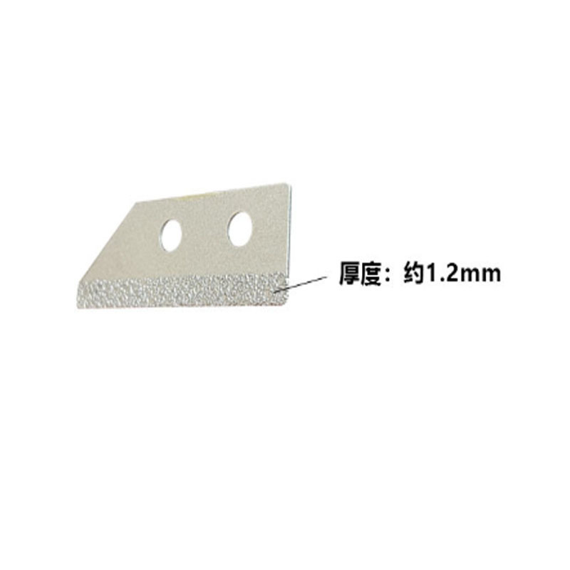 The grout cleaning knife, tile grout cleaning and particle crushing knife, floor tile cement grout cleaning, grouting and picking, wear-resistant sawtooth cement grout cleaning magic tool undefined