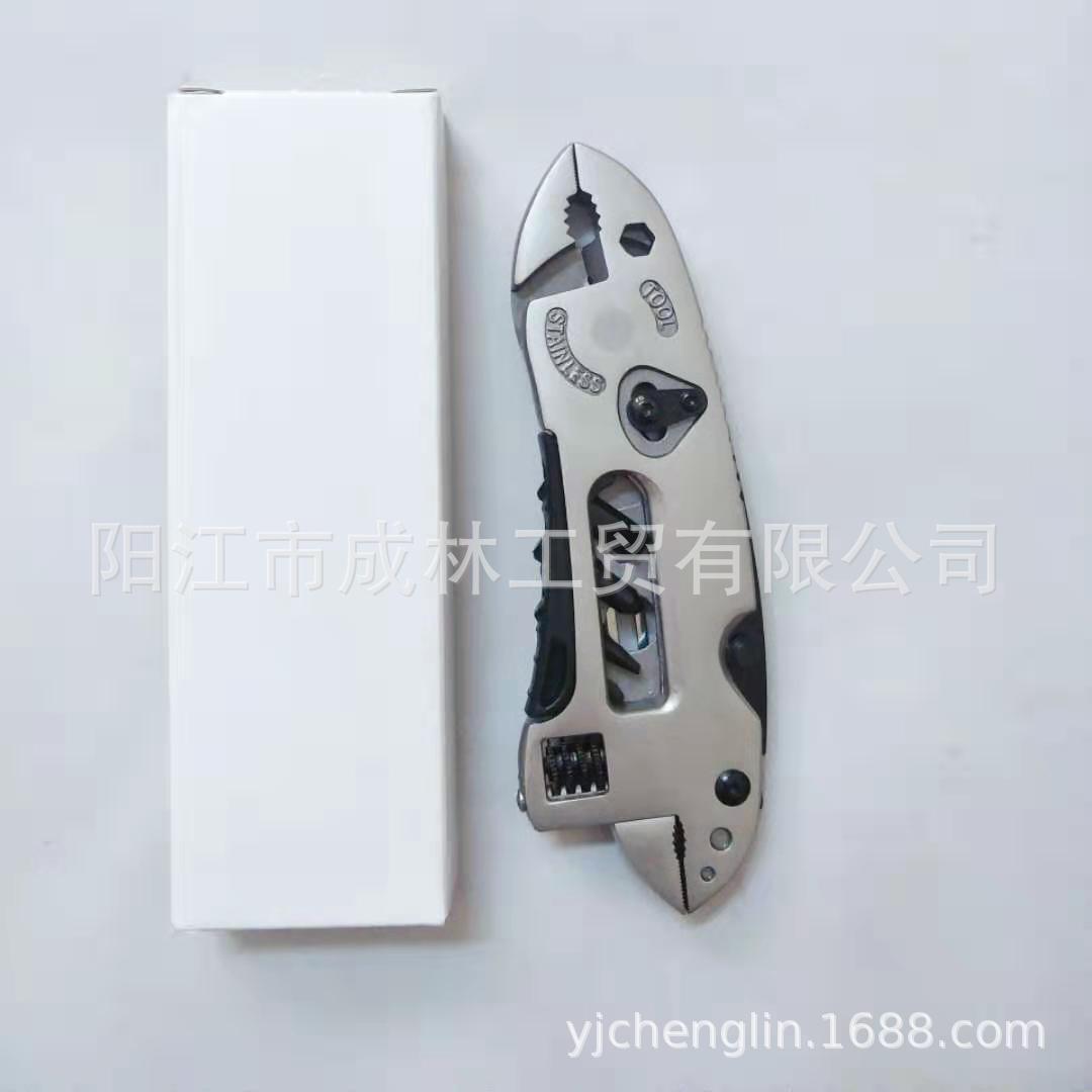 Multi-functional wrench pliers, outdoor camping and mountain climbing self-defense knife, multi-purpose tool folding outdoor pliers undefined