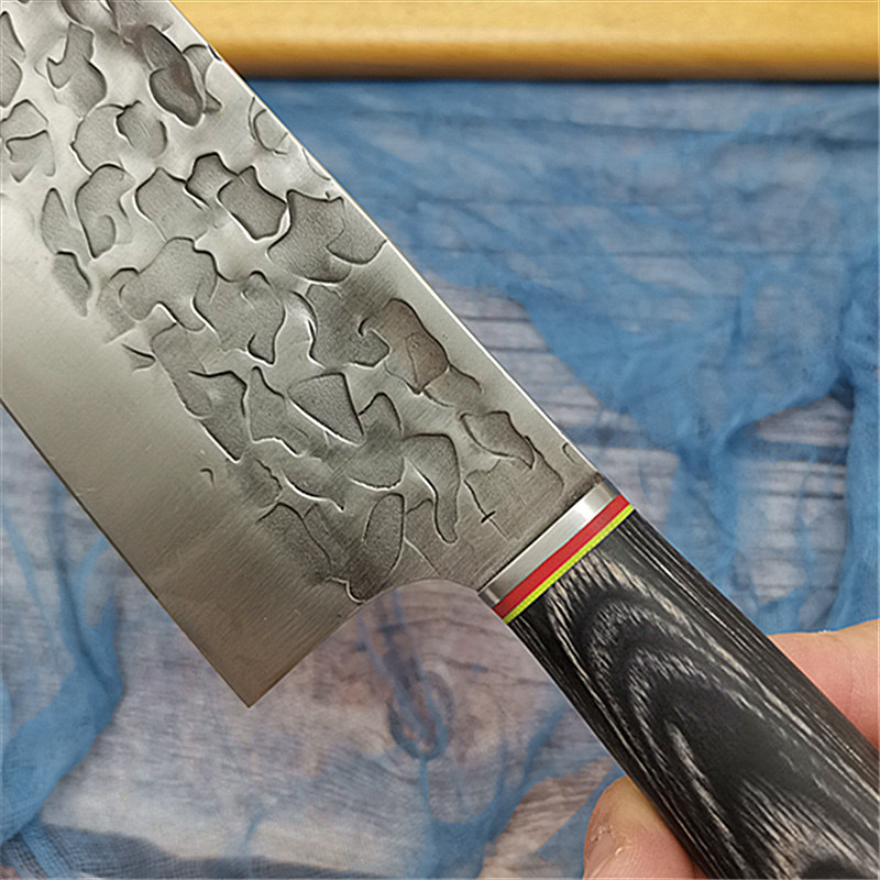 Hand-forged ladies' small kitchen knives, Yangjiang stainless steel household cutting knives, kitchen express meat slicing knives wholesale Specification drawing