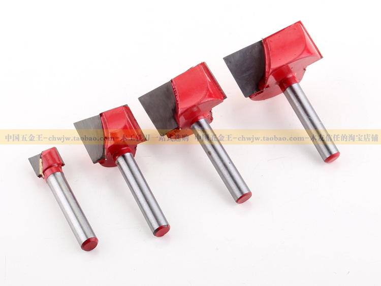 Domestic engraving machine tools, woodworking milling cutters, 6mm bottom cleaning cutters, bottom milling and chamfering table surface, bottom milling cutters, edge trimming machine tool heads Specification drawing
