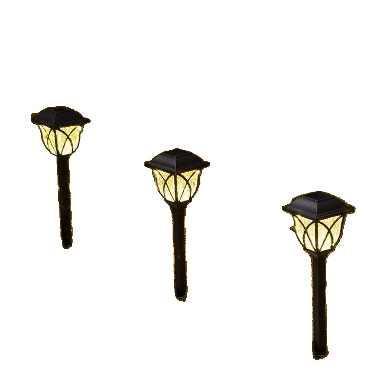 Solar courtyard lawn light sensor, home outdoor decoration, yard garden, grassland waterproof layout, ground socket light factory Item Picture
