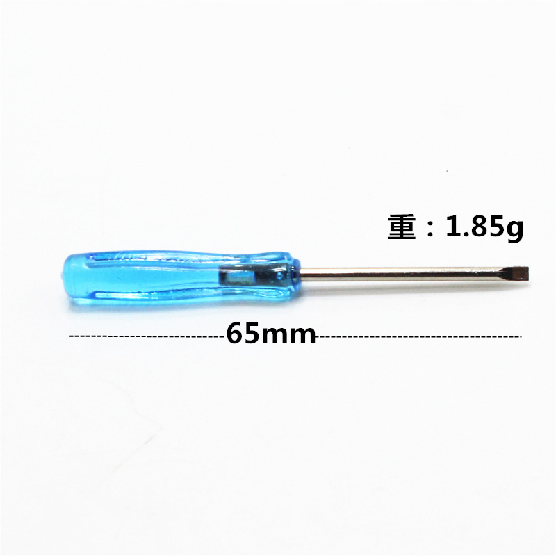 Toy Delivery 2.0 X Watch Pedometer Special 65mm Screwdriver Blue Mini transparent crystal screwdriver Item Picture