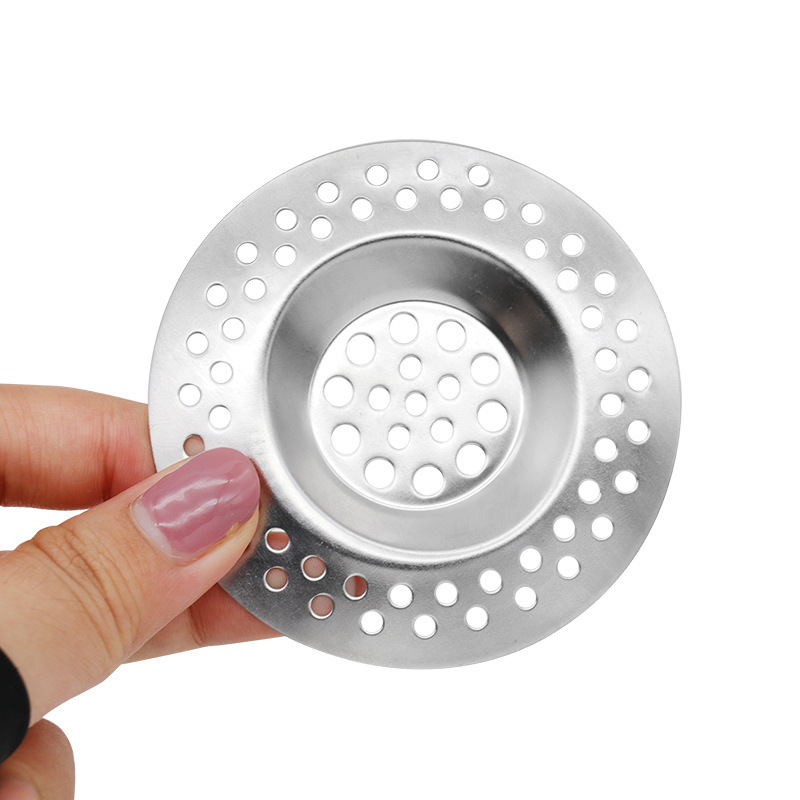 7.3cm outer diameter bathroom sewer floor drain filter, anti-clogging stainless steel floor drain cover, sink filter screen Application Scenario