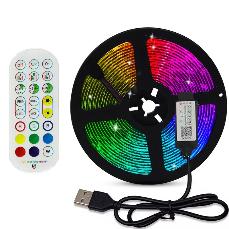 LED light strips, Bluetooth music, smart light strips, RGB Bluetooth ambient background lights, RGB light strips, LED light strips Application Scenario