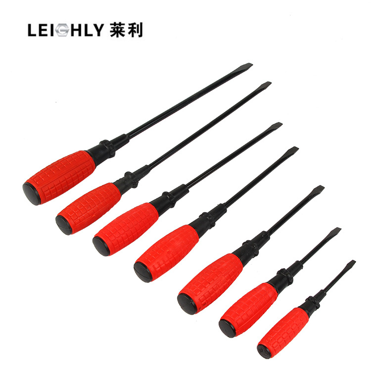 Red hand grenade cross-head screwdriver, 3-inch and 4-inch manual small screwdriver, multi-purpose screwdriver, magnetic details Picture