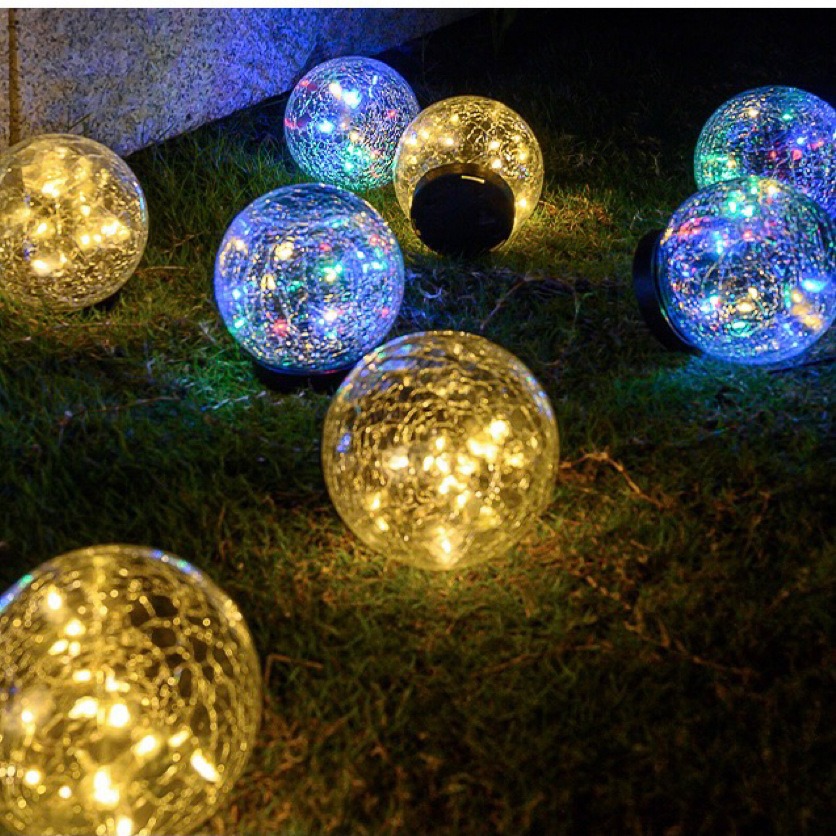 Solar crack lamp, outdoor courtyard glass hanging lamp, wish creative decoration, Christmas Mason bottle lamp, ground socket lamp Specification drawing