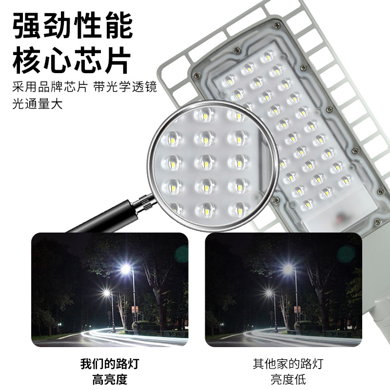 Cross-border municipal power anti-fly LED street lamp head, outdoor new rural road construction, courtyard street lamp manufacturer direct sales Application Scenario