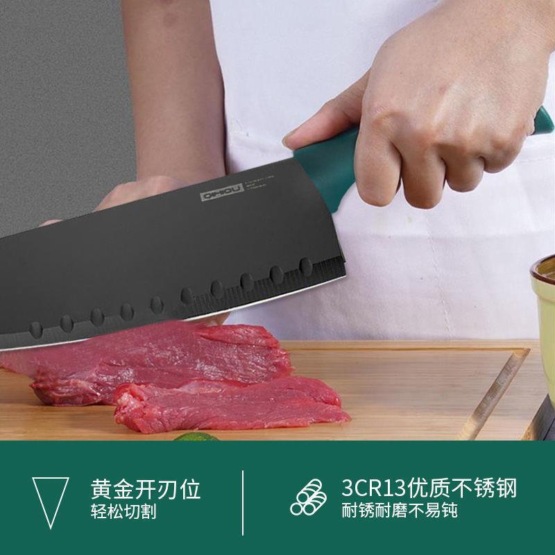 Sharp and super-fast ladies' kitchen knife, stainless steel household kitchen knife, lightweight and compact for dormitories, meat slicing, anti-rust kitchen knife Application Scenario
