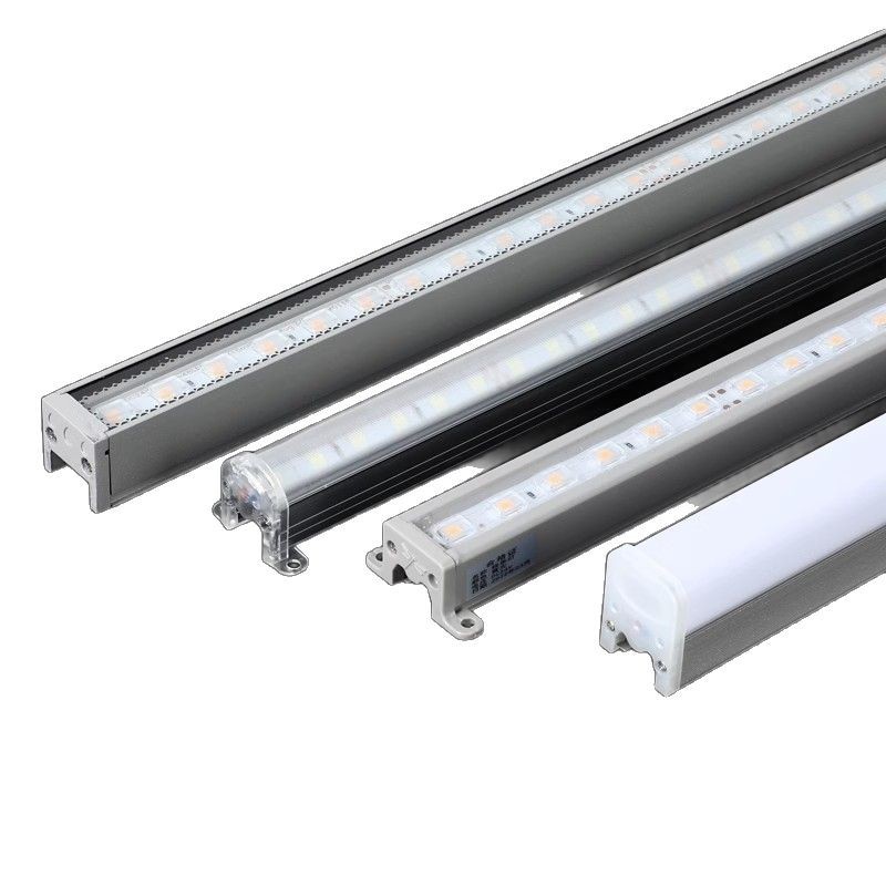 Outdoor 12w led strip light, seven-color waterproof villa contour light, 24V lighting for building and hotel exterior walls Item Picture