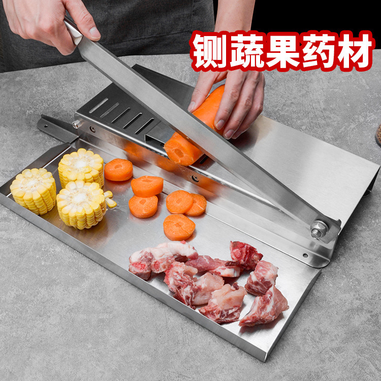 Multi-functional bone-cutting knife, frozen meat knife, medicinal herb slicing machine, gate knife, frame meat slicer, small household and commercial side knife Application Scenario