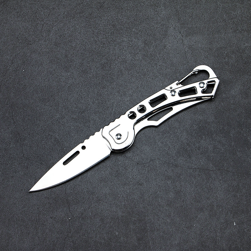 Outdoor folding knife, stainless steel fruit knife, EDC portable keychain folding knife, multi-functional pocket knife Application Scenario