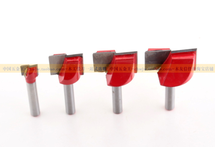 Domestic engraving machine tools, woodworking milling cutters, 6mm bottom cleaning cutters, bottom milling and chamfering table surface, bottom milling cutters, edge trimming machine tool heads details Picture