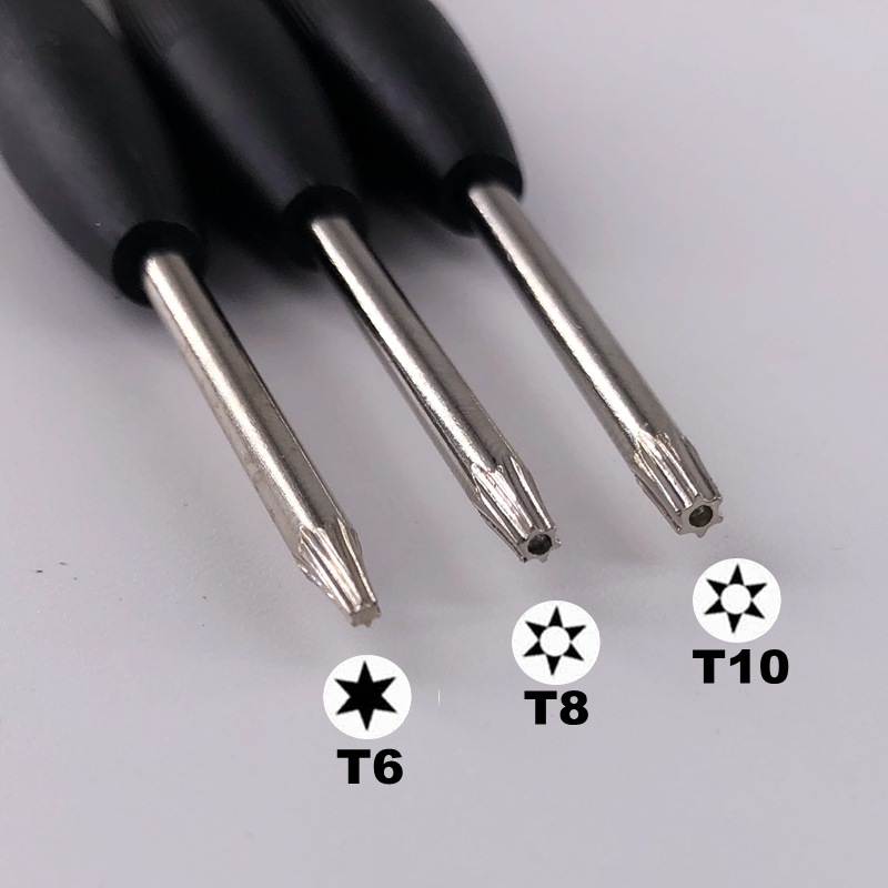 Game console screwdriver T8H Hexagonal T6 Nintendo Wii PS3 XBOX 360 Disassembly tool T10H with holes Item Picture