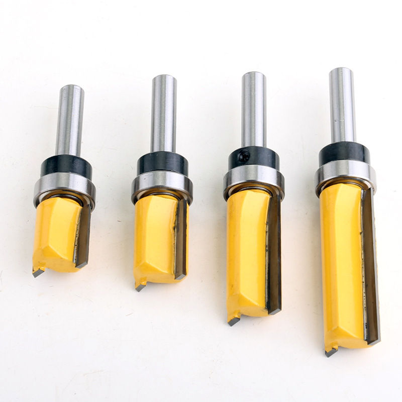 8MM profiling trimming tool 1-4pc straight edge profiling milling cutter export AliExpress Amazon engraving machine milling cutter promotion Item Picture