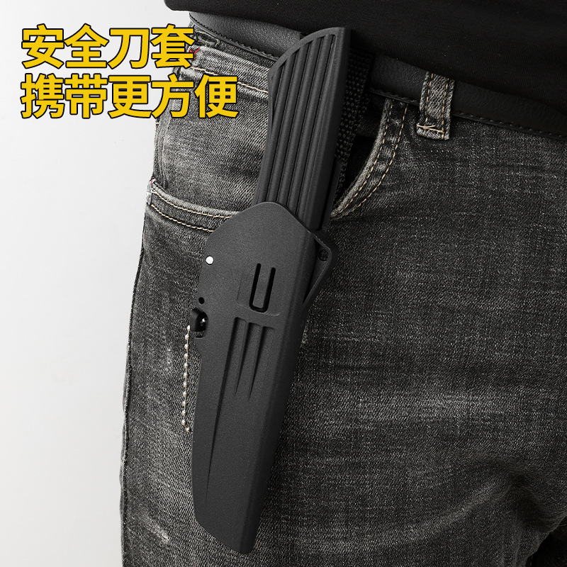 Cross-border knives, outdoor survival knives, portable field tactical knives, camping self-defense knives with scabbards, high-hardness straight knives Application Scenario