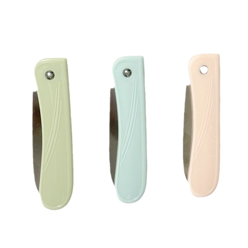 Stainless steel folding fruit knife, portable peeler, fruit peel knife, household folding knife, fruit knife, and fruit knife Item Picture