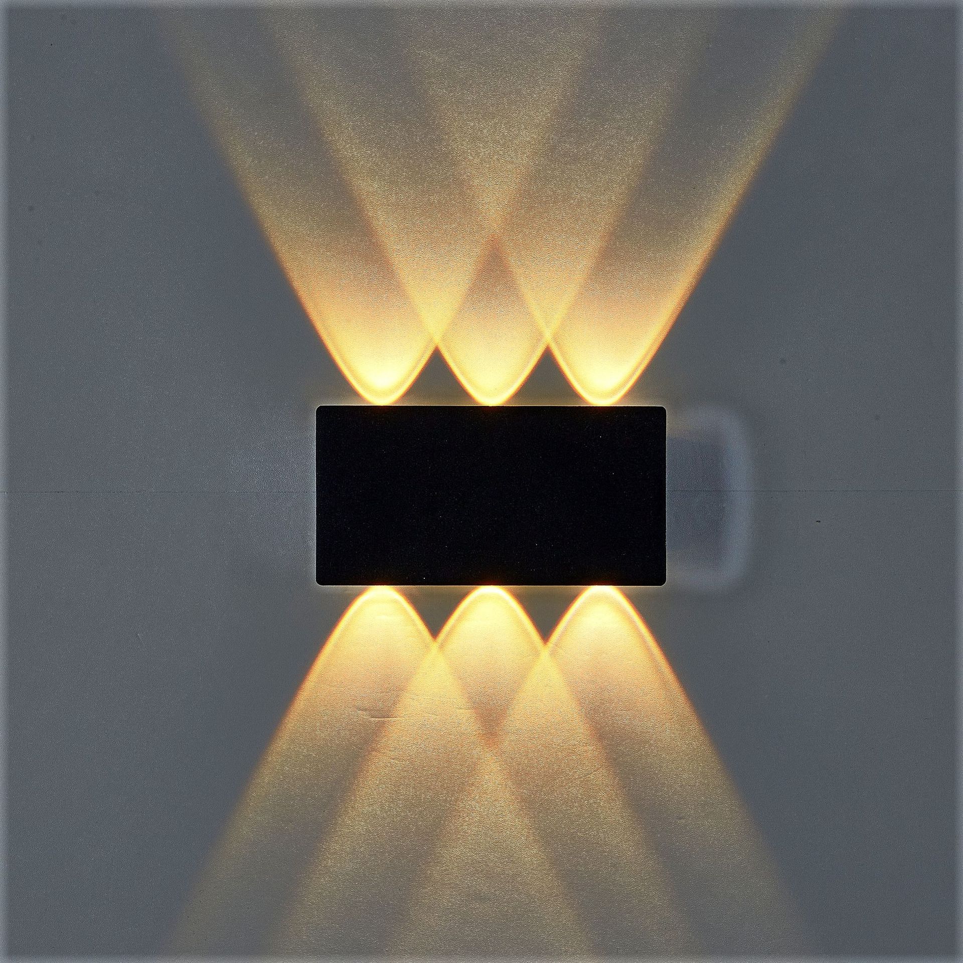 Wholesale of modern and simple double-head indoor and outdoor hotel corridor wall-mounted door courtyard waterproof led wall lamps details Picture