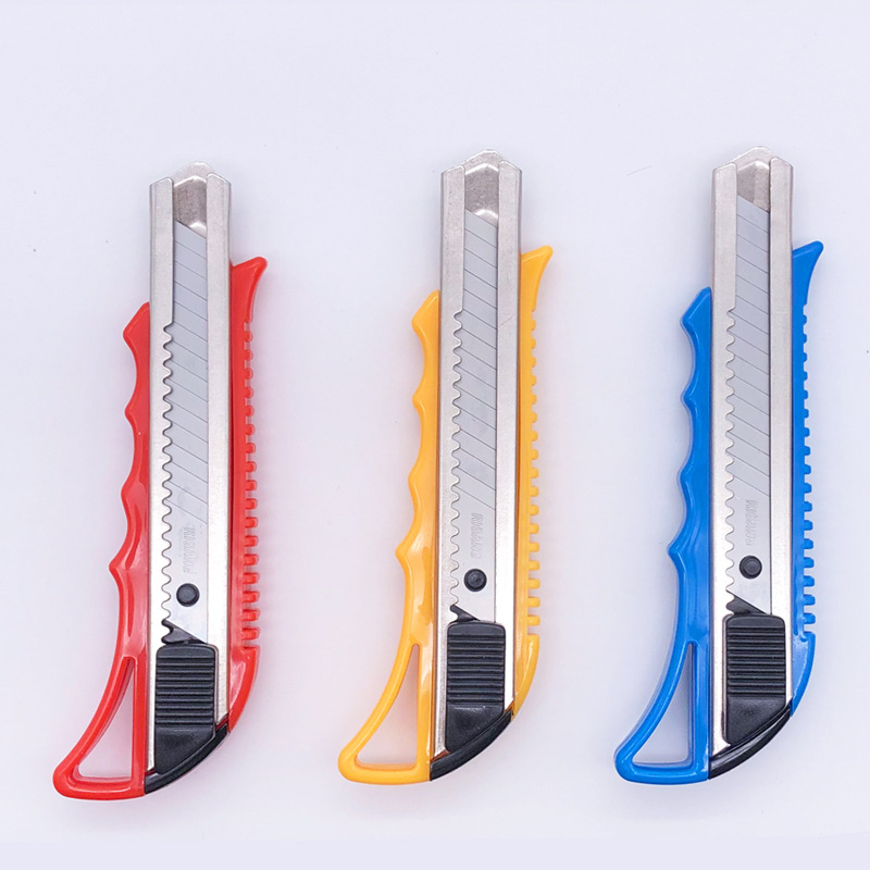 Large utility knife, medium knife, wallpaper knife, utility knife, knife holder, paper cutter, 18mm cutting tool knife, paper cutter full figure