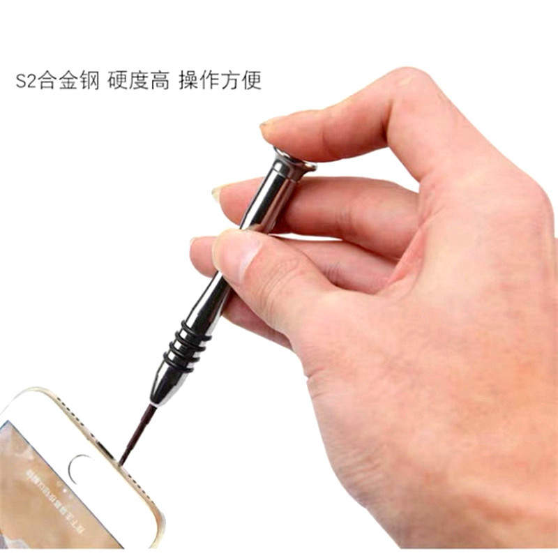 Nine-hole aluminum alloy manual screwdriver is suitable for disassembly tools of Apple, Android and Huawei mobile phones, supplied by the manufacturer Application Scenario
