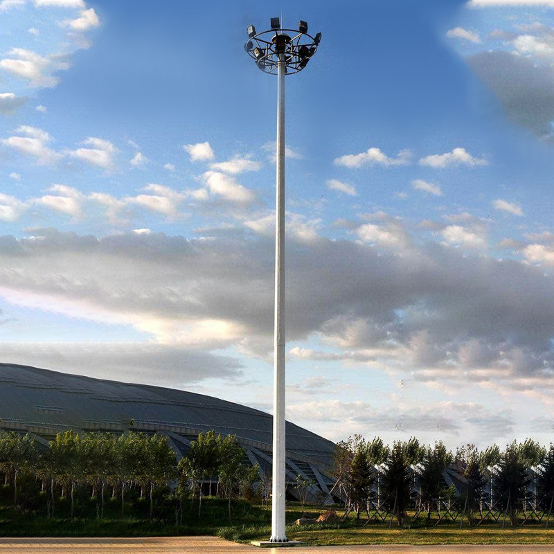15-meter, 20-meter, 30-meter high mast lights, medium mast lights for football fields and basketball courts, municipal engineering lifting LED street lamp manufacturers Application Scenario