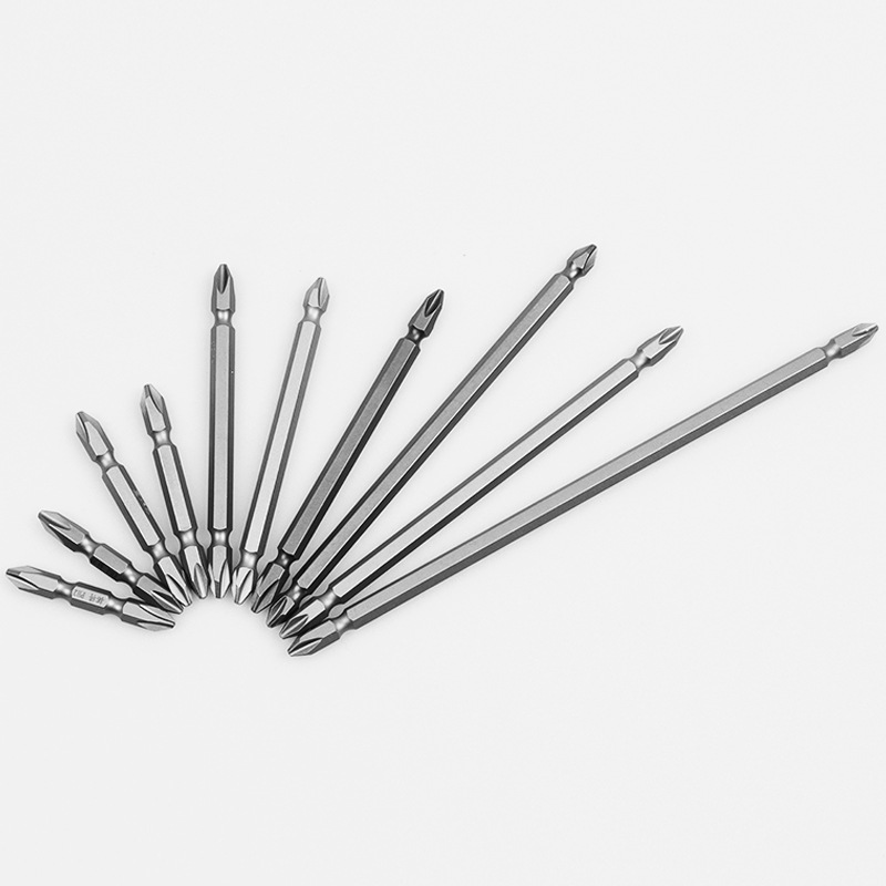 Tuojiang S2 screwdriver bit, electric single and double head cross bit, strong magnetic tip, anti-slip electric screwdriver bit details Picture