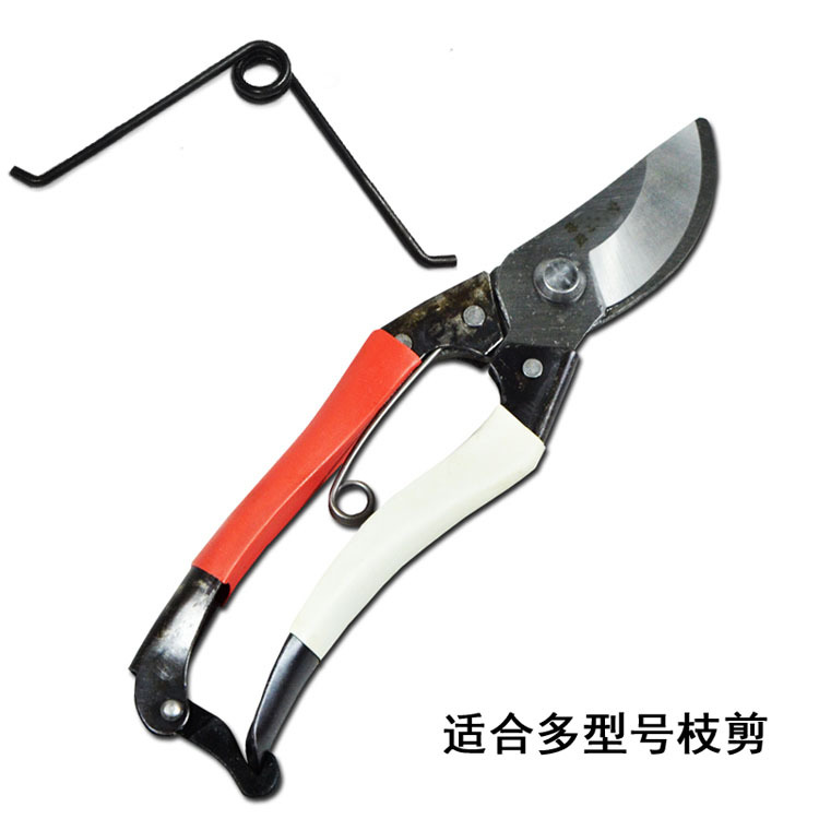 Garden spring drum accessories, torsion and tension springs, spring peeling and pressing shears, pruning lines, pruning shears, tall branch shears, shearing wool spring fruits Specification drawing