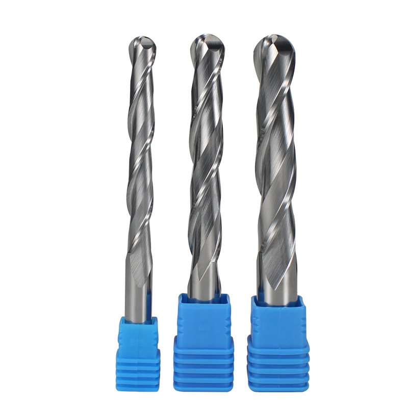 Hard Bar double-edge helical ball end mill, tungsten steel woodworking relief CNC tool, thread ball end mill, precision Application Scenario