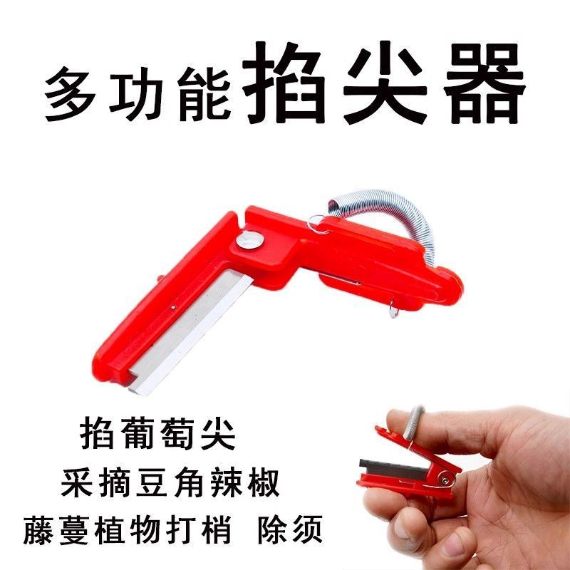 Cucumber and green bean finger picking magic tool, ring knife picking tool, small guillotine knife, chili and grape pinching, pinching the tips to pick fruits Specification drawing