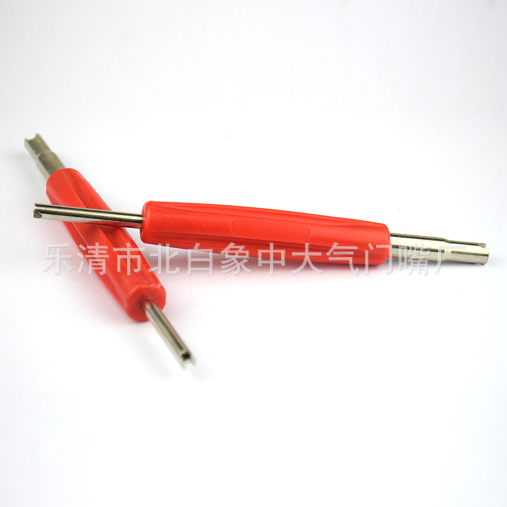 Double-head valve core screwdriver, valve core and valve stem tightening tool, screwdriver, air conditioner valve core disassembly tool Application Scenario