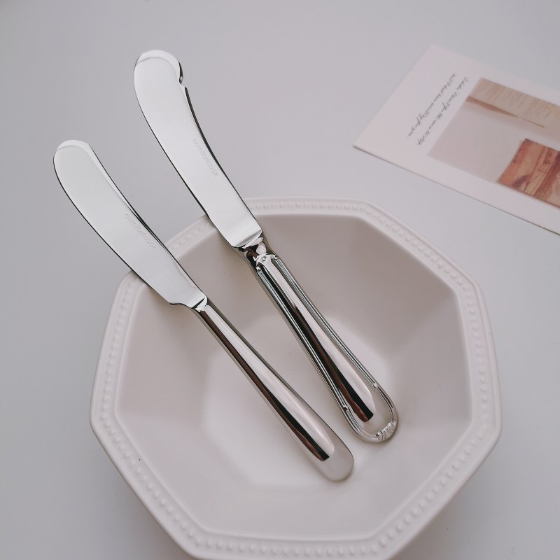 Japanese stainless steel butter knife, butter knife, spatula, jam spreading knife, cheese dessert knife, milk knife full figure