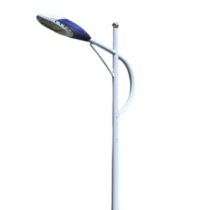 LED municipal circuit lamp poles 6 meters, 7 meters, 8 meters single and double arm road lamp poles, new rural outdoor waterproof led street lamp heads Item Picture