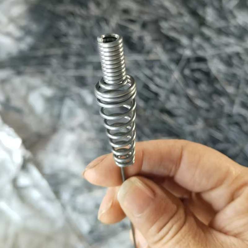 New type antenna spring high-elasticity anti-corrosion material toy accessory manufacturer batch steel wire material stretch spring Specification drawing