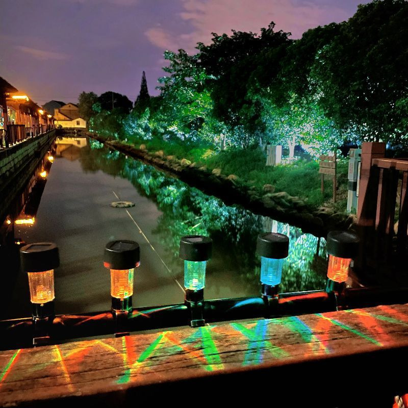 Lawn lights, solar diamond lights, strip lights, outdoor sensor garden lights, atmosphere landscape lights, railing and fence lights in stock details Picture