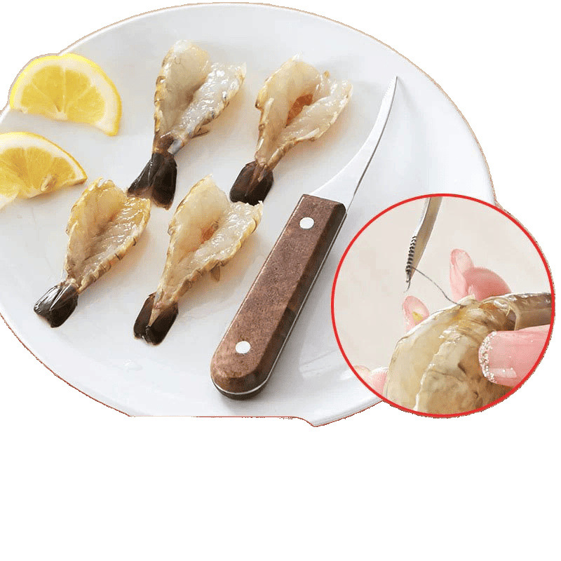 【 17,000 People 】 New handcrafted shrimp cleft knife, multi-functional shrimp line remover, kitchen gadgets to choose from Item Picture