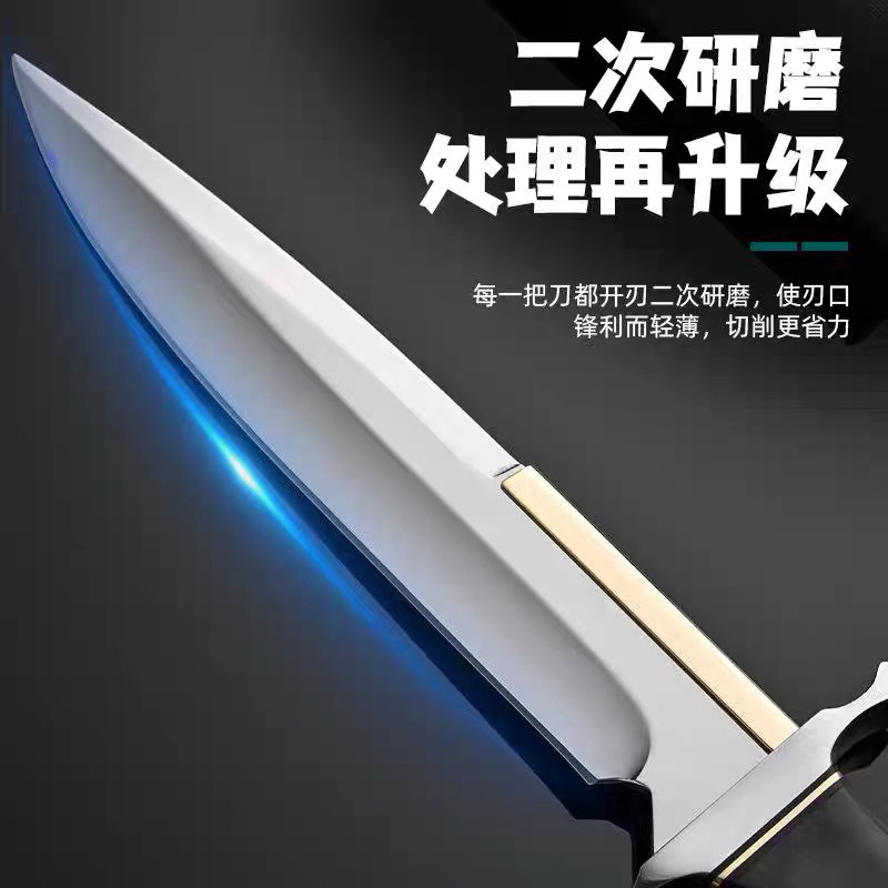 The suicide squad toothpick straight knife, outdoor high-hardness small knife, wilderness special operations portable knife, sharp self-defense and survival knife details Picture