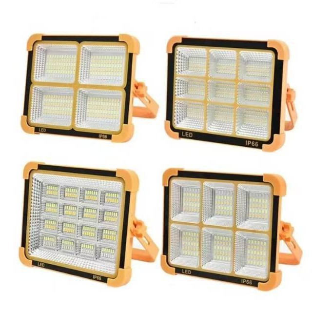 Cross-border best-selling outdoor solar portable USB charging floodlights, solar emergency floodlights for setting up stalls and camping Item Picture