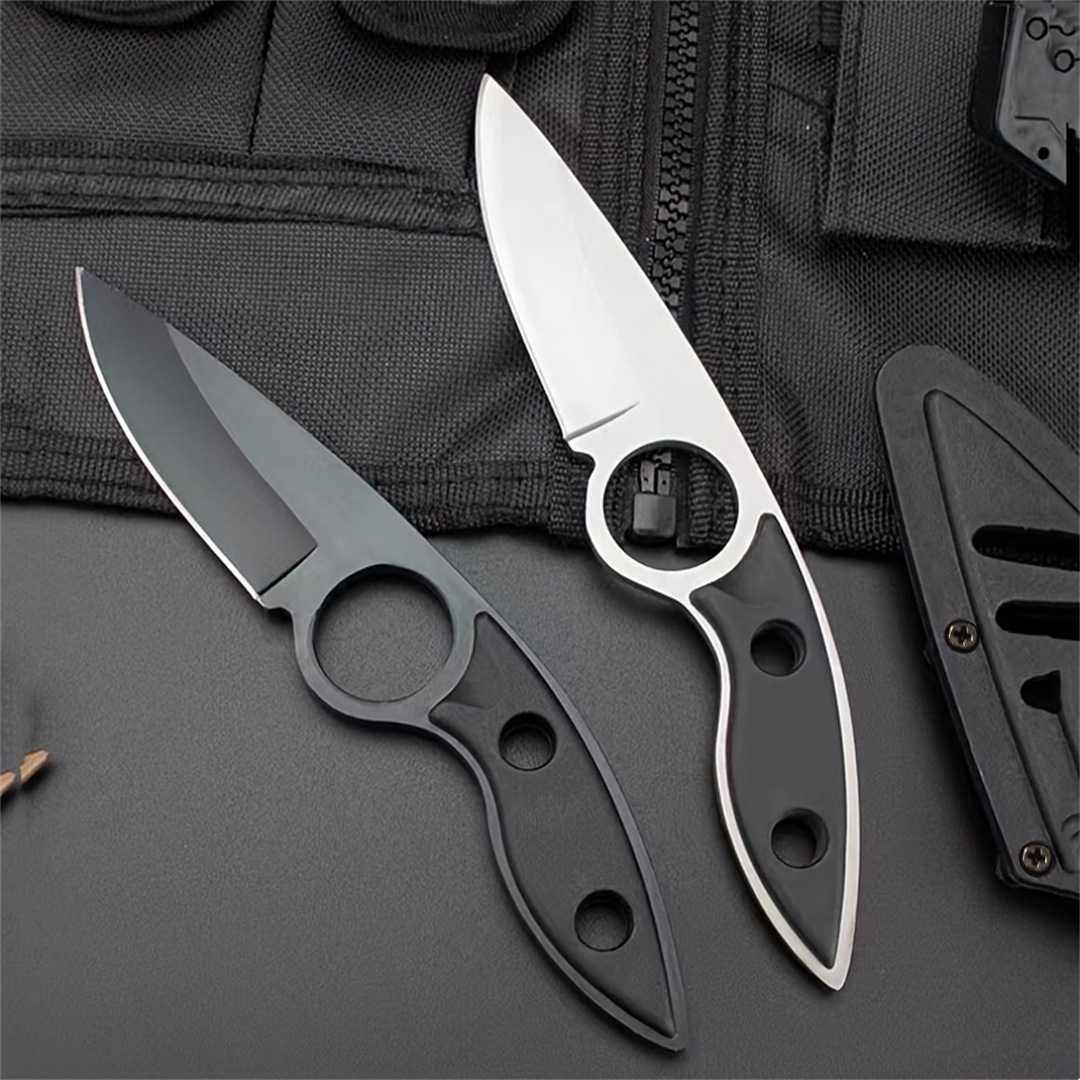 We have an improved version of the outdoor small straight knife with a screw-reinforced knife sleeve and a multi-functional portable outdoor knife in stock Application Scenario