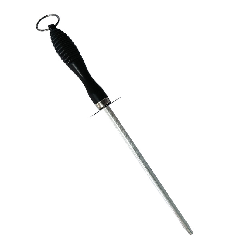 Kitchen household knife sharpening stick, meat sales special, professional high-hardness high-carbon steel, commercial slaughtering fast sharpening knife Item Picture