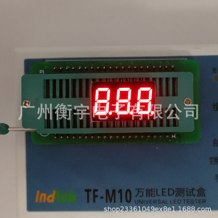 0.36-inch 3-digit digital tube, red: 3361AS (co-negative), 3361BS(co-positive) details Picture